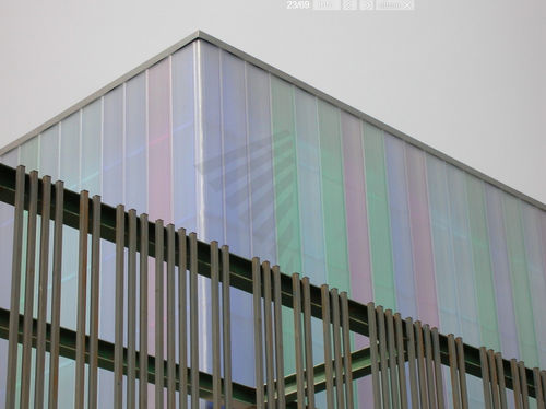 Stegplatten-Polycarbonatplatte - PC 2560-12 in varying colours - Rodeca GmbH - für Gebäude