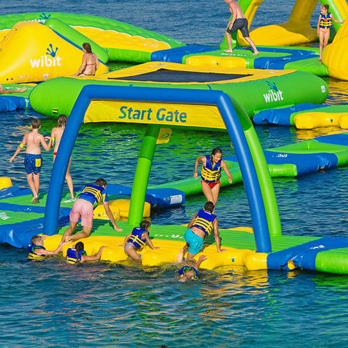Aufblasbares Spielmodul für öffentliches Schwimmbad - STARTGATE SUS - Wibit Sports