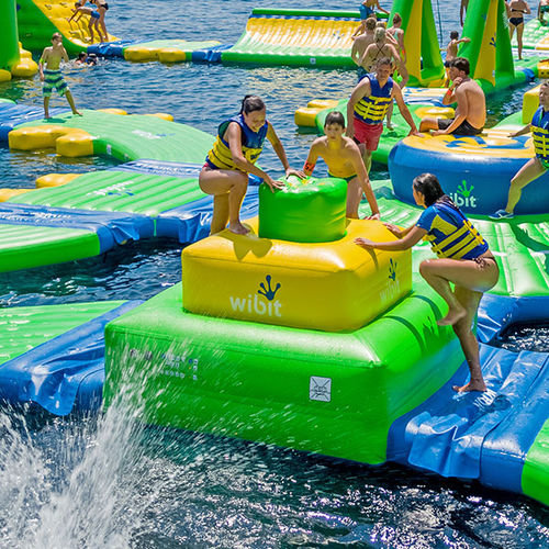 Aufblasbares Spielmodul für öffentliches Schwimmbad - DECK 3 - Wibit Sports