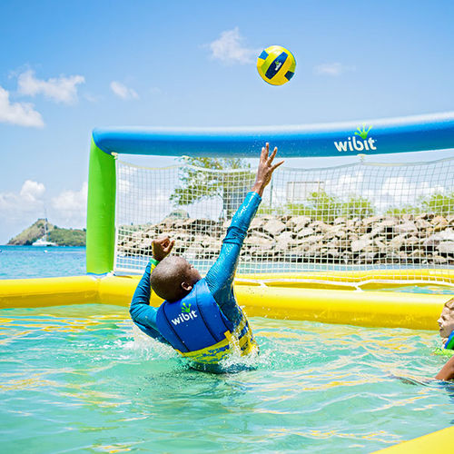 Aufblasbares Spielmodul für öffentliches Schwimmbad - VOLLEY - Wibit Sports