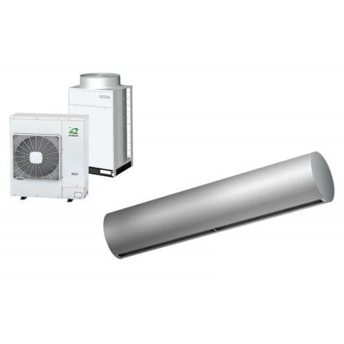 Decken-Luftschleier - RUND ECG 1000 DX8-HI	 - airtecnics - Industrie / für professionellen Gebrauch