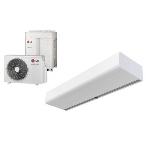 Decken-Luftschleier - SMART ECM 1000 DX8-LG	 - airtecnics - Industrie / für professionellen Gebrauch / kaschiert