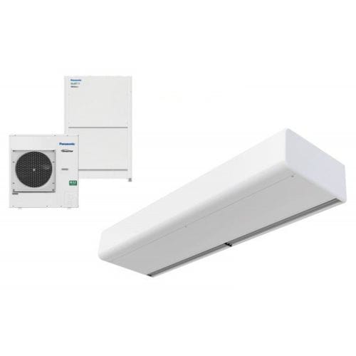 Decken-Luftschleier - SMART ECM 1500 DX11-PA	 - airtecnics - Industrie / für professionellen Gebrauch / kaschiert