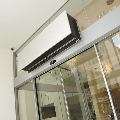 Wandmontierter Luftschleier - ZEN - airtecnics - Decken / für professionellen Gebrauch / Industrie
