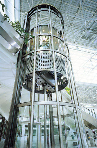 Hydraulischer Aufzug - KLEEMANN - für Tertiärsektor / Panorama