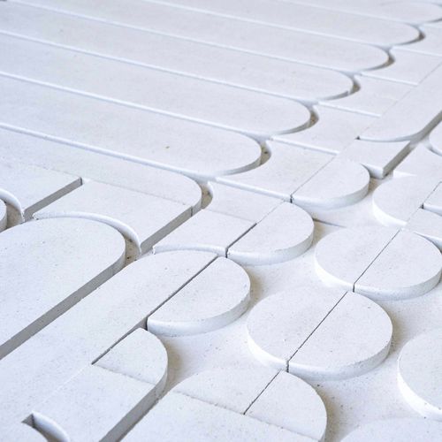 Heißwasser-Fußbodenheizung - Therm25&trade; - Fermacell - für Wohnhaus / modular