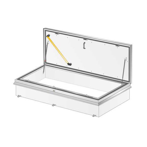 Dach-Revisionsklappe - RHT - Special Sizes - Gorter - rechteckig / Aluminium / nach Maß