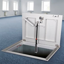 Luke für Fußboden - OP - SURFACE MOUNTED - Gorter - quadratisch / rechteckig / Aluminium