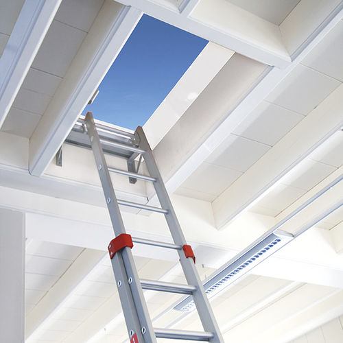 Dach-Revisionsklappe - RHT - EL/OL - Gorter - rechteckig / Aluminium / mit Leiter