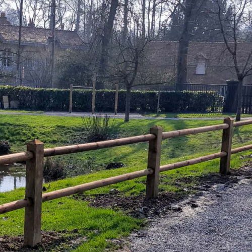 Zaun mit Stangen - MIXTE  - Rondino - Garten / für Grünanlagen / für Fahrraddurchgang
