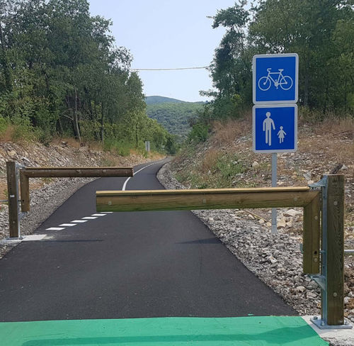Absperrung für Fahrraddurchgang - SANS CONTRE-APPUI - Rondino - Zutritts / schwenkbar / Stahl