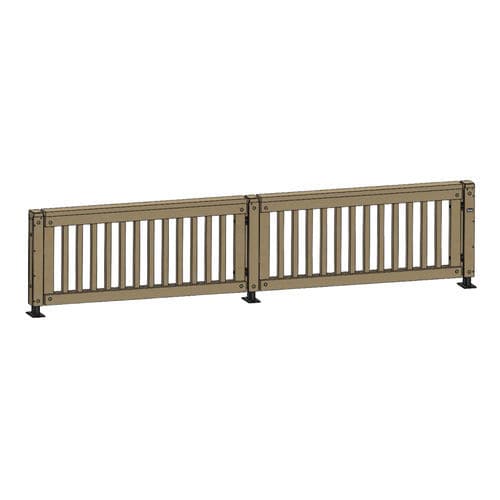 Kiefer-Geländer - SB30  - Rondino - Platten / Lamellen / für Außenbereich