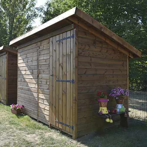 Holz-Gartenhaus - 650 011 - Rondino - klassisch / für Privatgebrauch