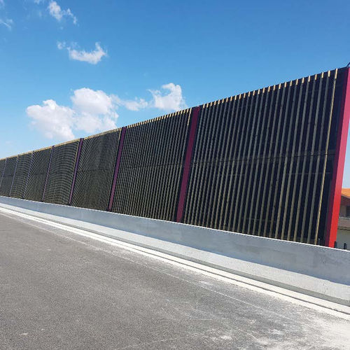 Abschirmsystem mit akustischer Absorption - 830810 - Rondino - schallisolierend / Verkehr