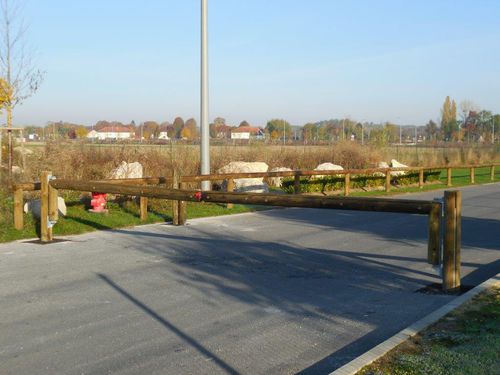 Zweiflügelige Absperrung - 630 061T11 - Rondino - Zutritts / schwenkbar / Kiefer