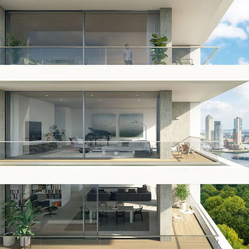 Aluminium-Schiebesystem - AS AL 75 - Schüco - Glastüren / für Fenster / mit Außenverbindung