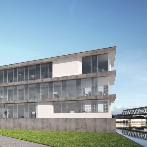 Fertigbau-Gebäude - Schüco - für Gebäude