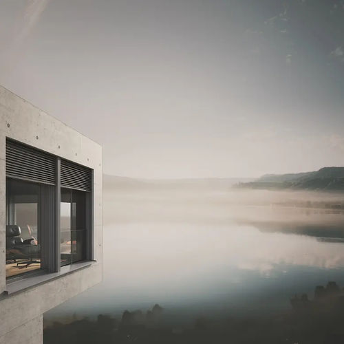 Metall-Sonnenschutzplatte - PERFECT 190 - Schüco - für Fenster / vertikal / horizontal