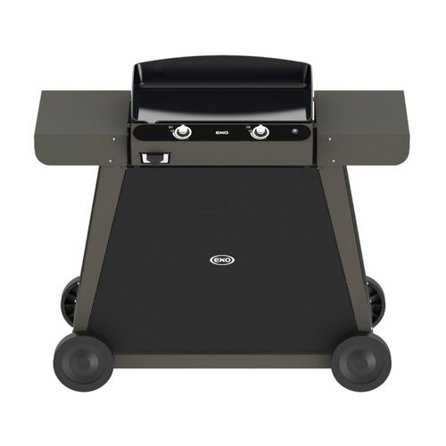 Gas-Gartengrill - BERGERAC 60 - ENO PLANCHA - mobil / galvanisiertem Stahl / Stahl