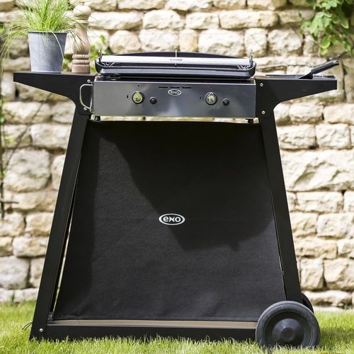 Gas-Gartengrill - OCEANE 50 - ENO PLANCHA - mobil / galvanisiertem Stahl / Stahl