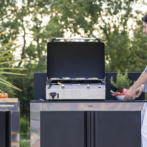 Plancha-Grill / für Garten - CHAMBORD 60 - ENO PLANCHA - Gas / freistehend