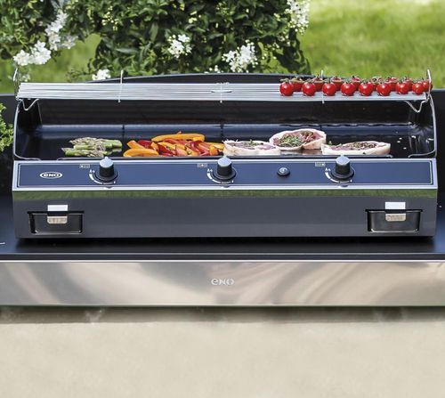 Plancha-Grill / für Garten - CHAMBORD 75 - ENO PLANCHA - Gas / freistehend