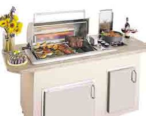 Gas-Gartengrill - REGAL - FIRE MAGIC - Einbau / Edelstahl