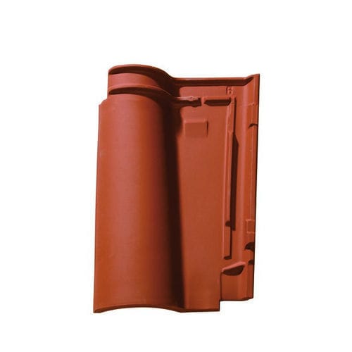 Gebogener Dachziegel - 1003 series - MONIER - verfalzt / Ton / Großformat