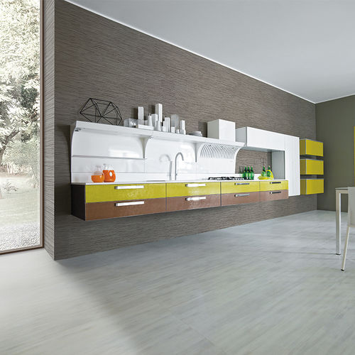 Moderne Küche - MIRÒ COLOURS - ARAN Cucine - Holz / Aluminium / Laminat
