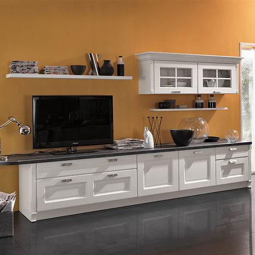 Klassisches Fernsehmöbel - IMPERIAL - ARAN Cucine - lackiertes Holz