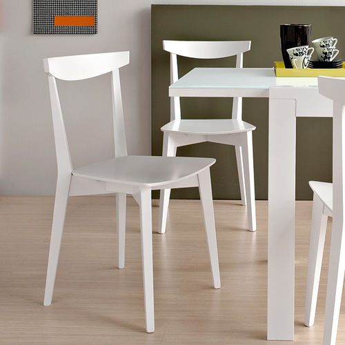 Moderner Stuhl - EVERGREEN - ARAN Cucine - für den Innenraum / lackiertes Holz / FSC-zertifiziert