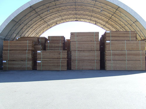 Paneel-Fassadenverkleidung - STK - Power Wood Corp. - Holz / gerillt