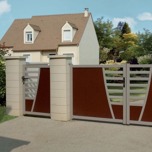 Zaunpfosten aus Kunststein / Kunststein - OVALIS - WESER