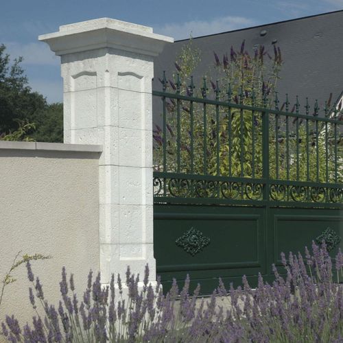 Zaunpfosten aus Kunststein / Kunststein - CHAMBORD - WESER