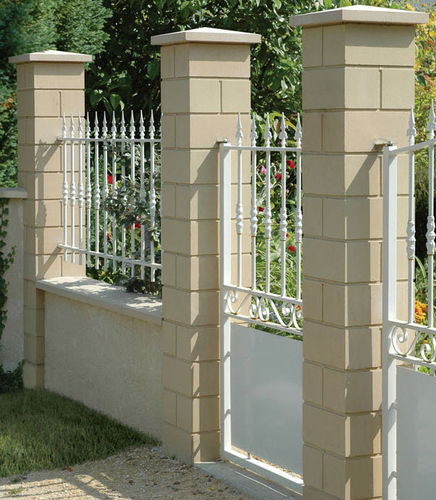 Zaunpfosten aus Kunststein / Kunststein - LISSE - WESER