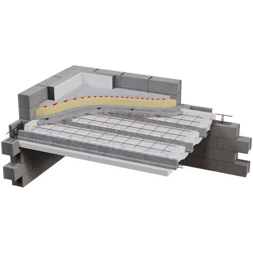 Hohlkörper-Zwischendecke - EQUATIO® DUO - RECTOR - Beton / Zwischenbauteil Isoliermaterialen
