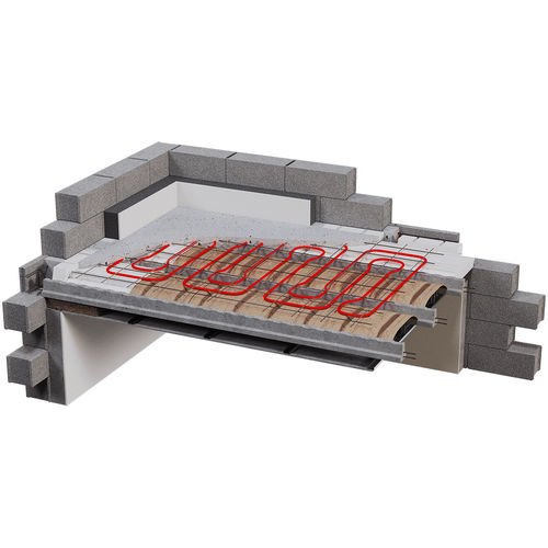 Hohlkörper-Zwischendecke - EQUATIO CHAUFFANT ÉTAGE - RECTOR - Fertigbau / Beton / nsteine Polystyrol