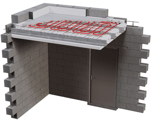 Hohlkörper-Zwischendecke - EQUATIO® - RECTOR - Beton / Zwischenbauteil Isoliermaterialen / für Kellergeschoss