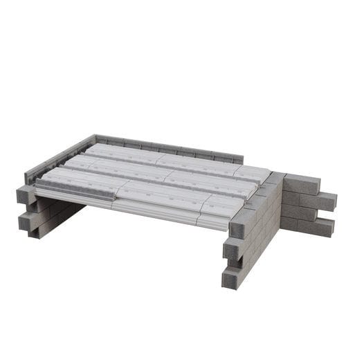Dämmender Deckenstein - Rectosten rEPS - RECTOR - Polystyrolschaum / für Boden