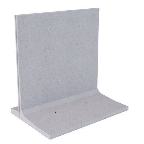 Stahlbeton-Stützmauer - E series - RECTOR - Fertigbau / zur Außenraumgestaltung / für den Tiefbau
