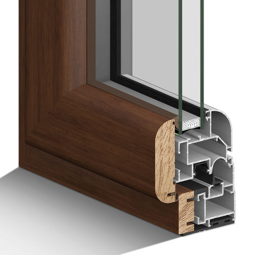 Holzfensterprofil - CLASSIC GIOTTO - Noval Group - Aluminium