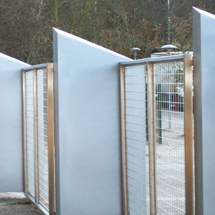 Maschendrahtzaun - OUVRAGES D'ART - FRANCE INOX INDUSTRIE - zur beruflichen Nutzung / Edelstahl