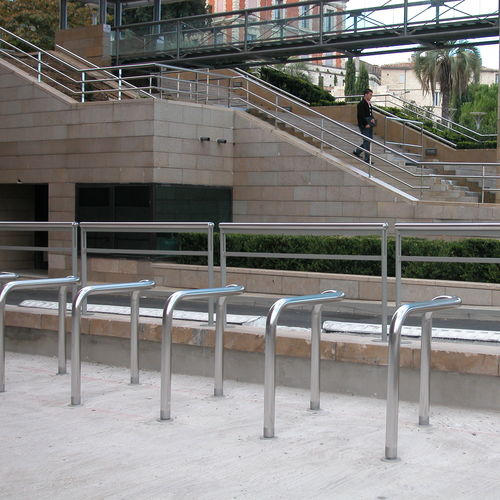 Bodenstehender Fahrradständer - MISTRAL T2 - FRANCE INOX INDUSTRIE - für öffentliche Bereiche / Edelstahl / für professionellen Einsatz
