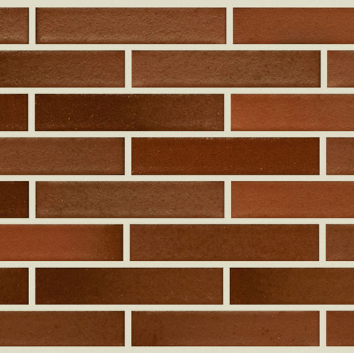 Klinkerriemchen - GRANADA - La Paloma Cerámicas - für Fassaden / modern / rot