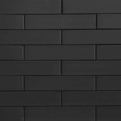 Hohlziegel - NEGRO Onyx - La Paloma Cerámicas - emailliert / für Fassaden / für Innenwand