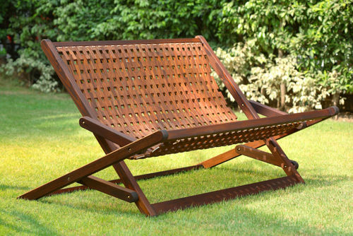 Klassisches Sofa - 207 P - Al Cazar Fine Woods - für Garten / braun / Holz