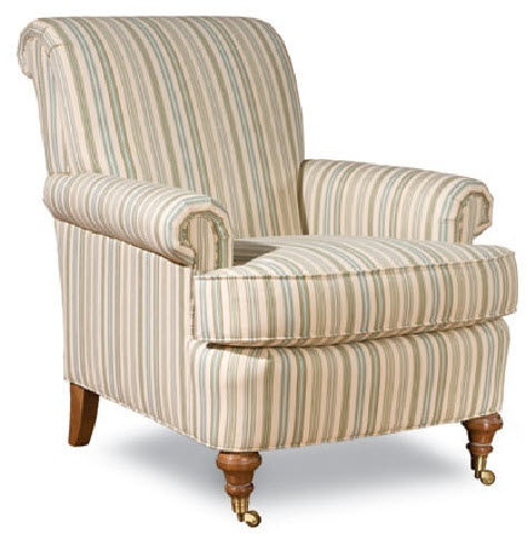 Klassischer Sessel - 3166 - Al Cazar Fine Woods - Stoff