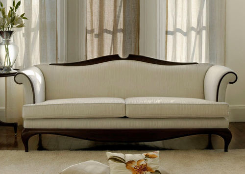Klassisches Sofa - 3201 - Al Cazar Fine Woods - Stoff / beige / Zweisitzer