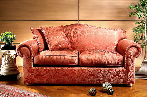 Klassisches Sofa - 3147A4 - Al Cazar Fine Woods - Landhausstil / Stoff / rot