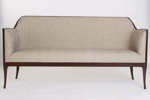 Klassisches Sofa - 3205 - Al Cazar Fine Woods - beige / Holz / 3 Plätze